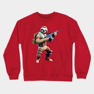 Fortnite-inspired sloth design Crewneck Sweatshirt